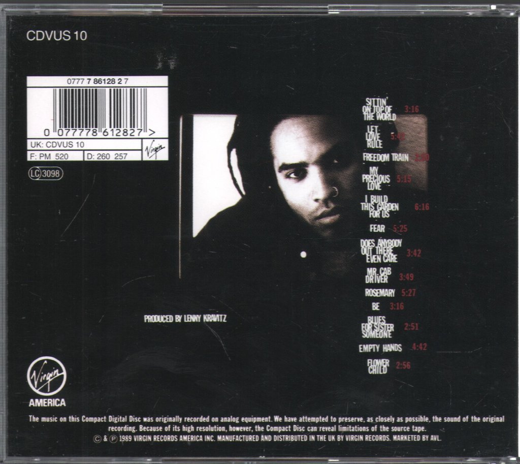 Lenny Kravitz - Let Love Rule - Cd