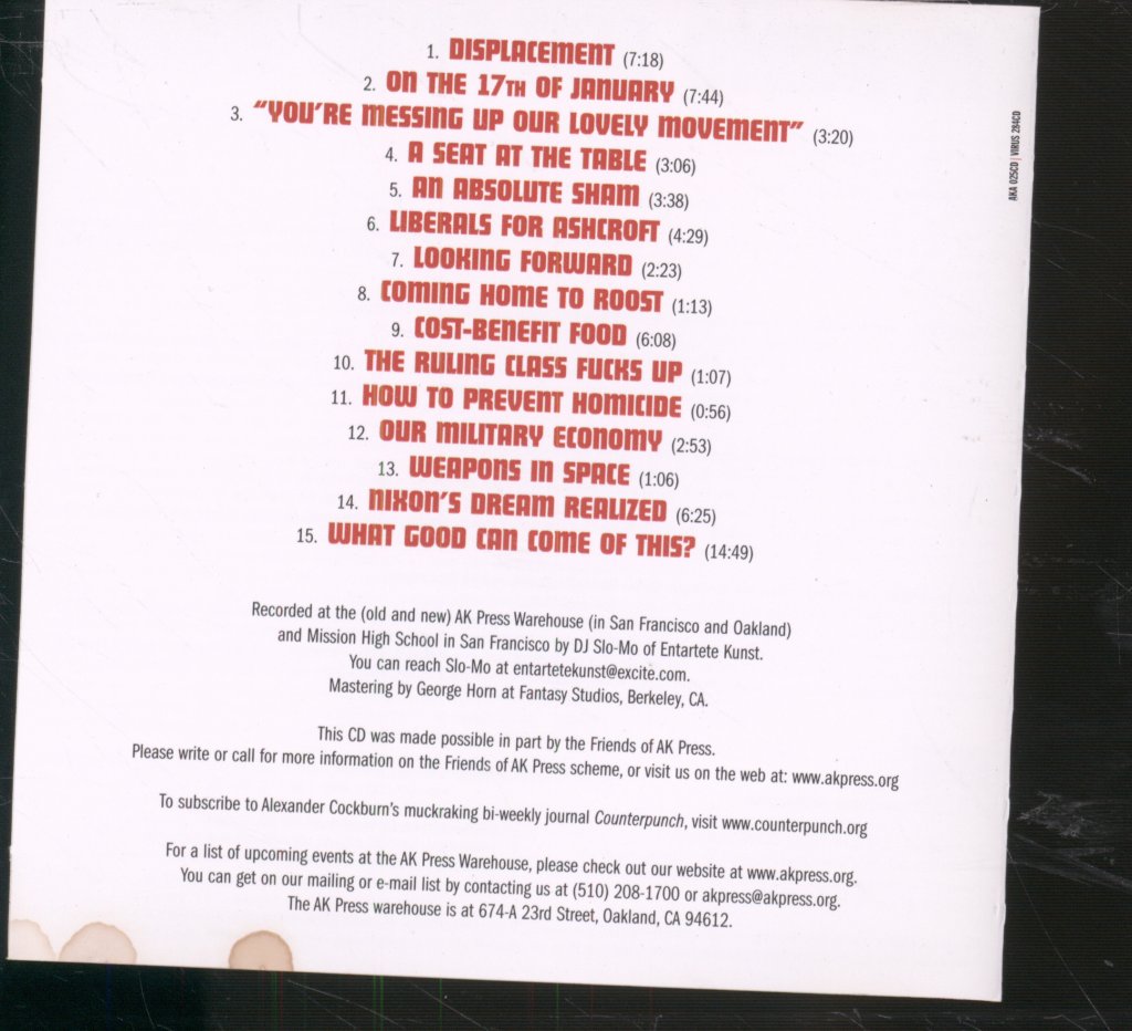 Alexander Cockburn - Beating The Devil - The Incendiary Rants of Alexander Cockburn - Cd