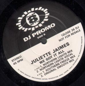 Juliette Jaimes - We Got It All - 12 Inch