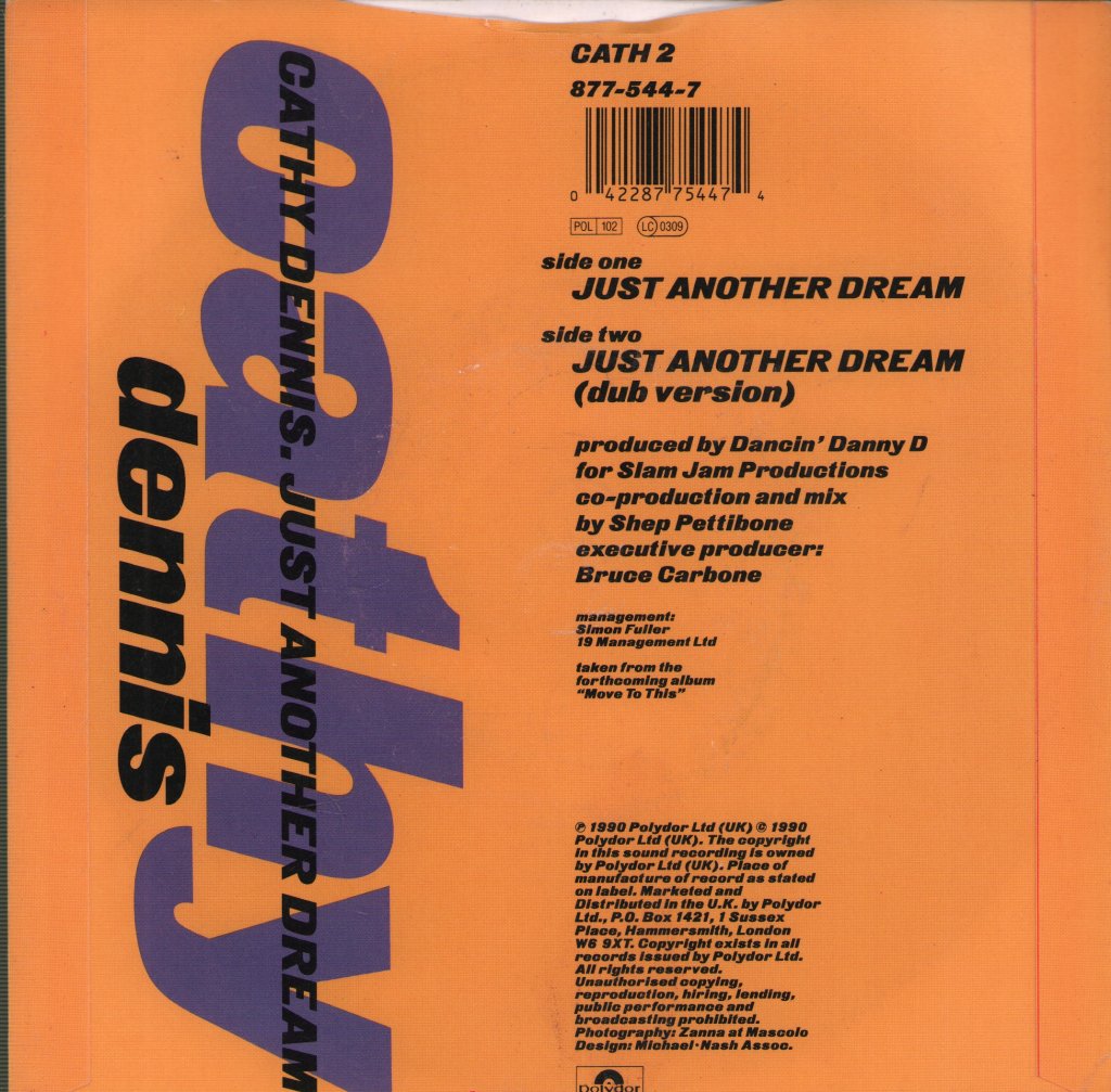 Cathy Dennis - Just Another Dream - 7 Inch