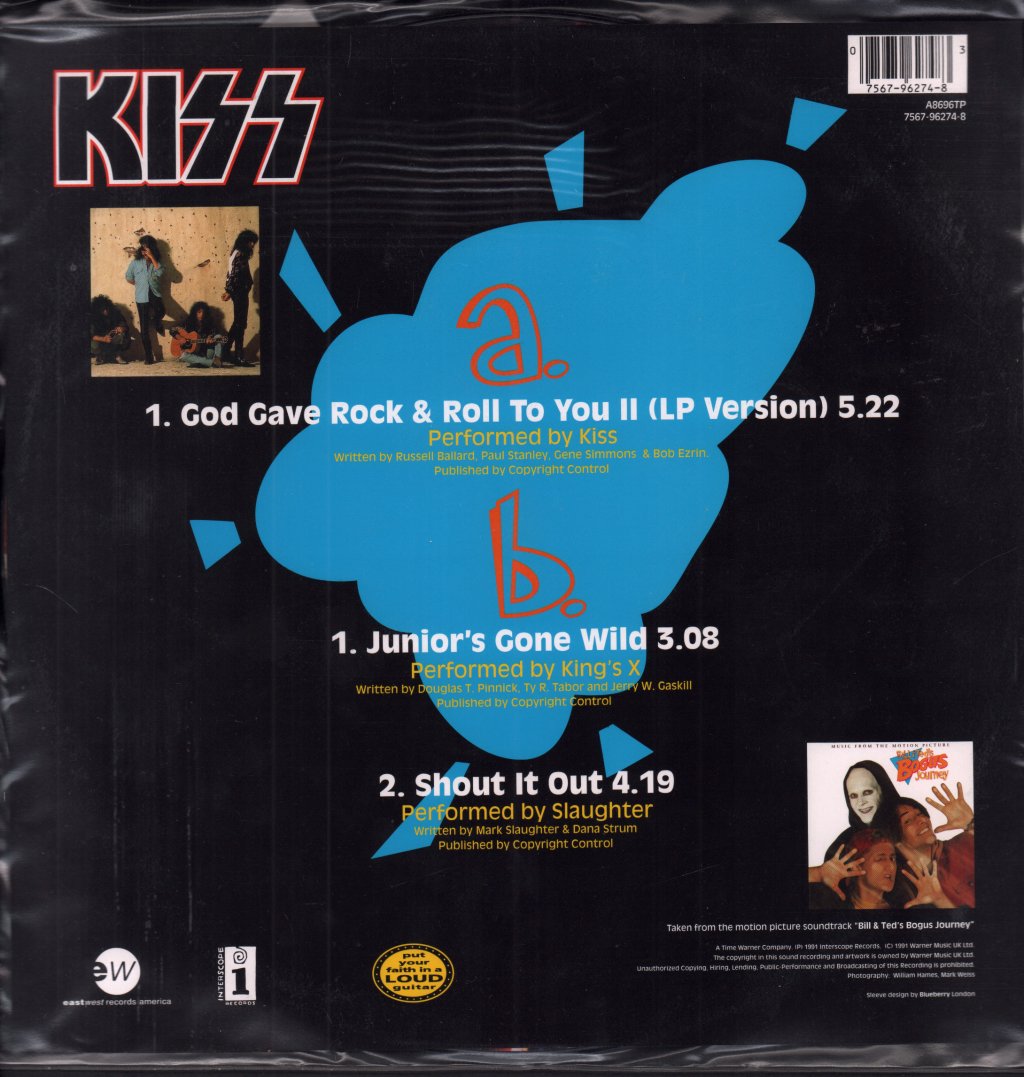 Kiss - God Gave Rock And Roll To You - 12 Inch