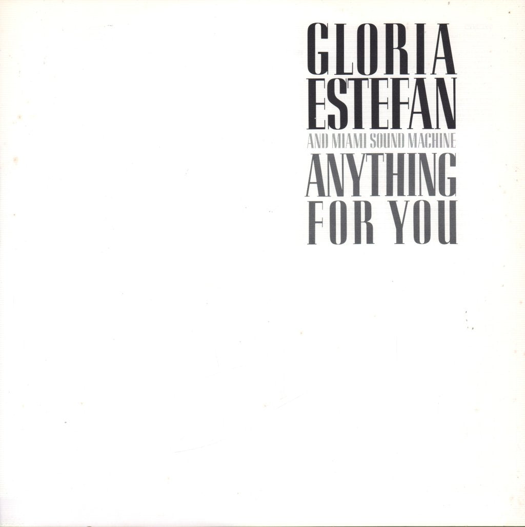 Gloria Estefan And Miami Sound Machine - Anything For You - Lp