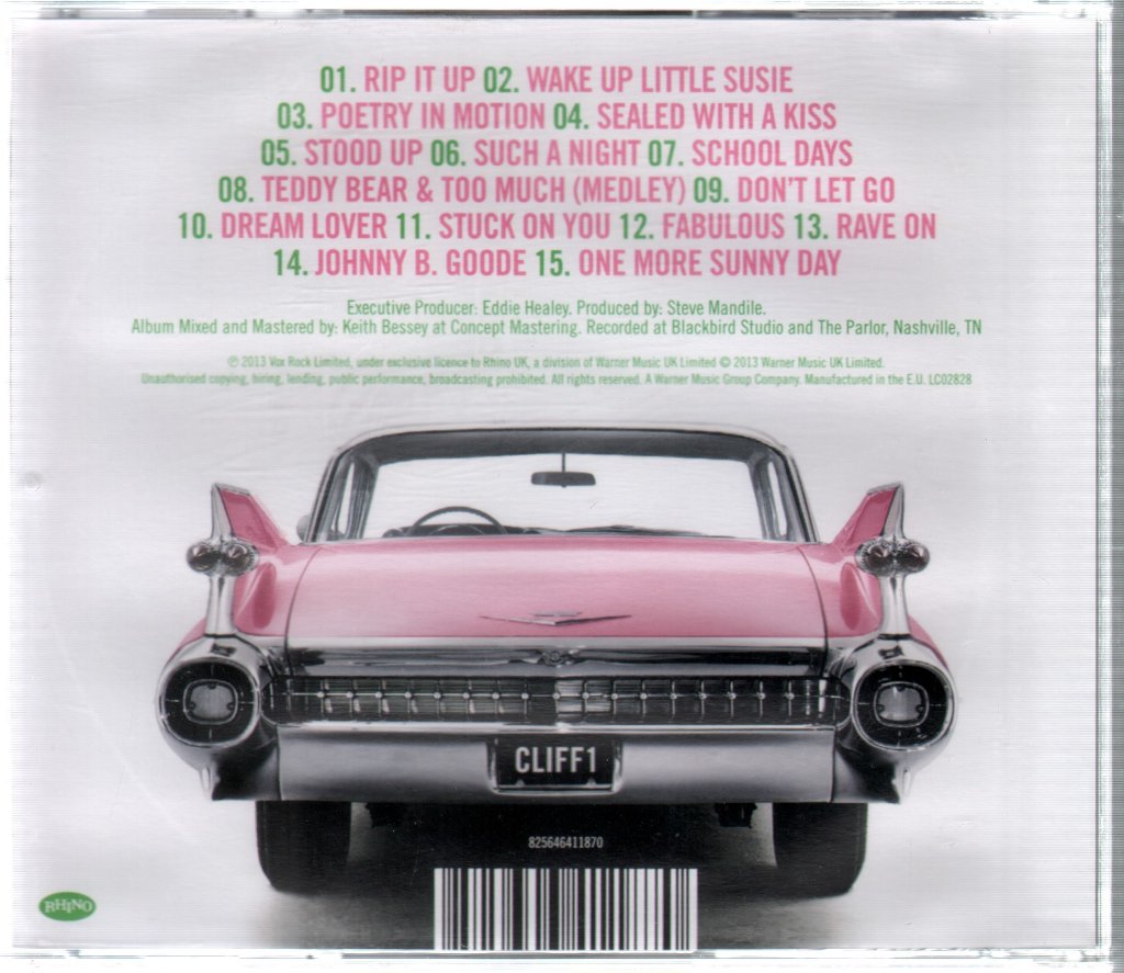 Cliff Richard - Fabulous Rock N Roll Songbook - Cd