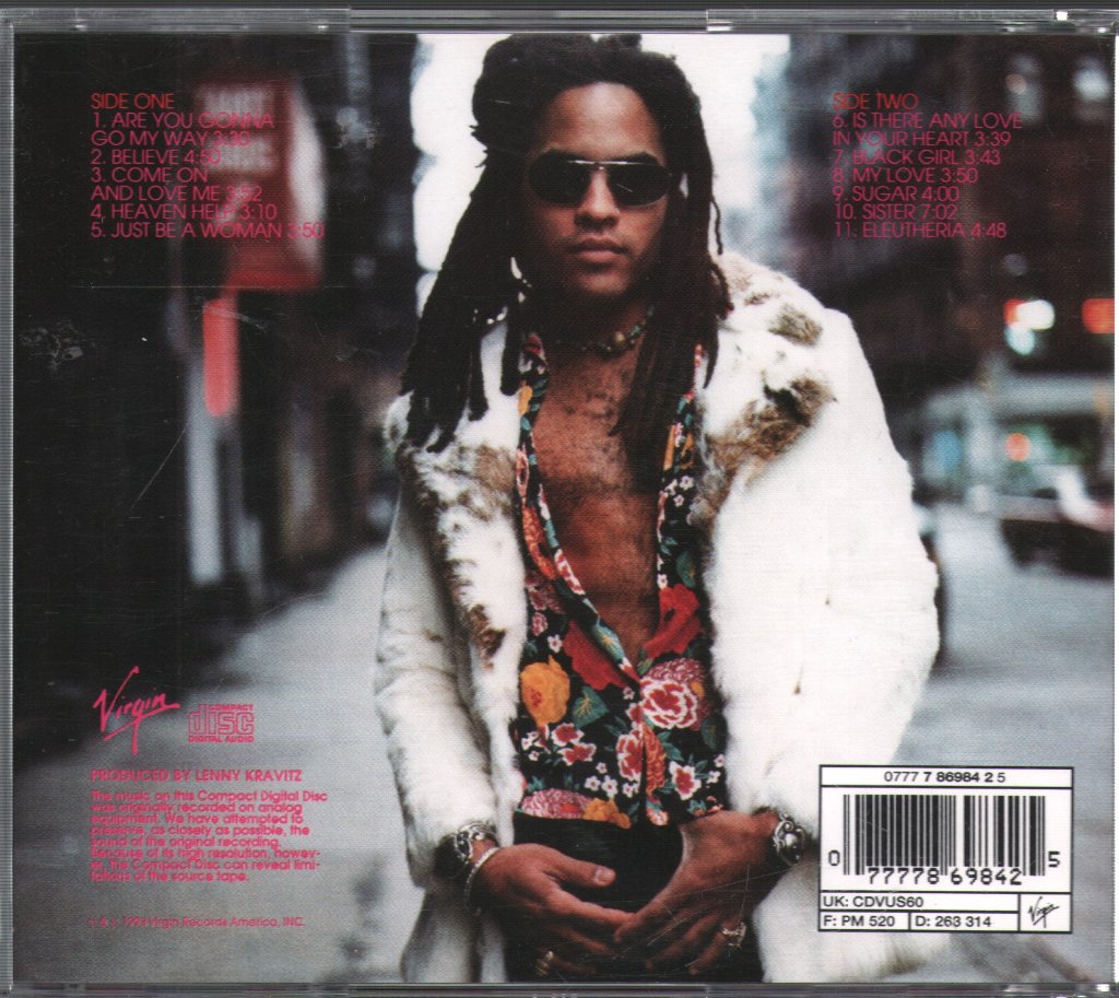 Lenny Kravitz - Are You Gonna Go My Way - Cd