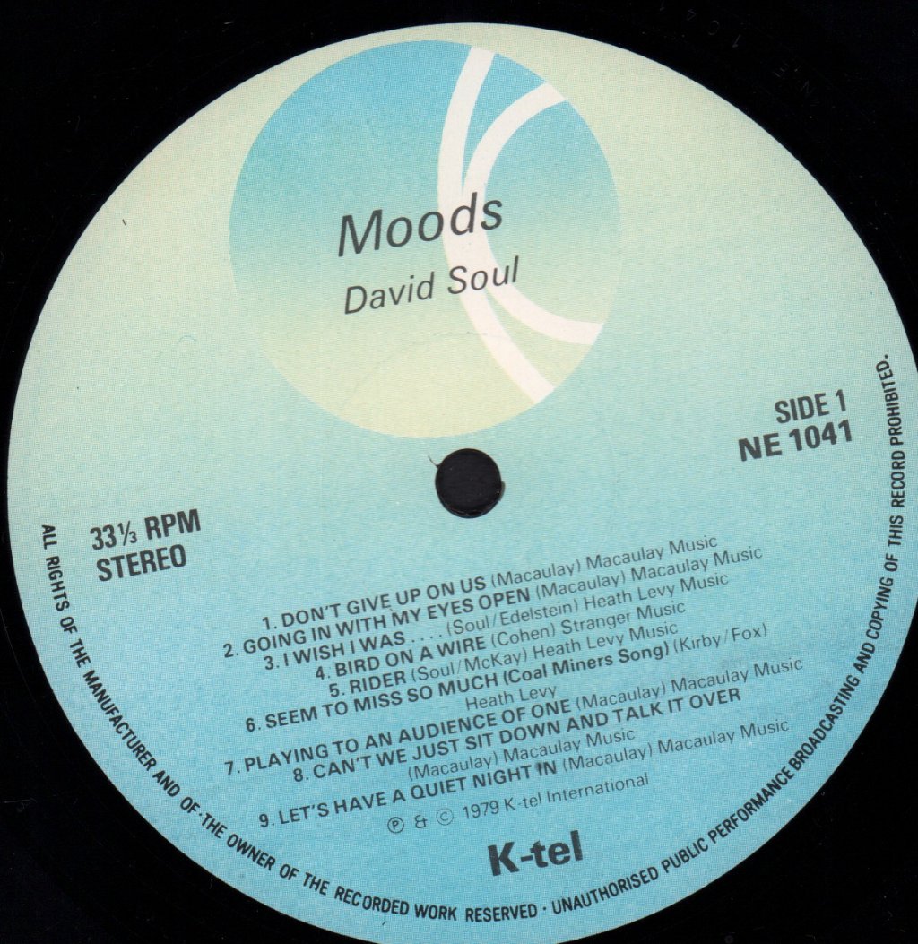David Soul - Moods - Lp