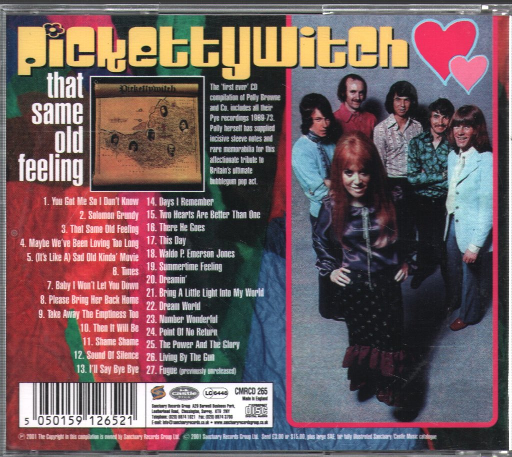 Pickettywitch - That Same Old Feeling: The Complete Recordings - Cd