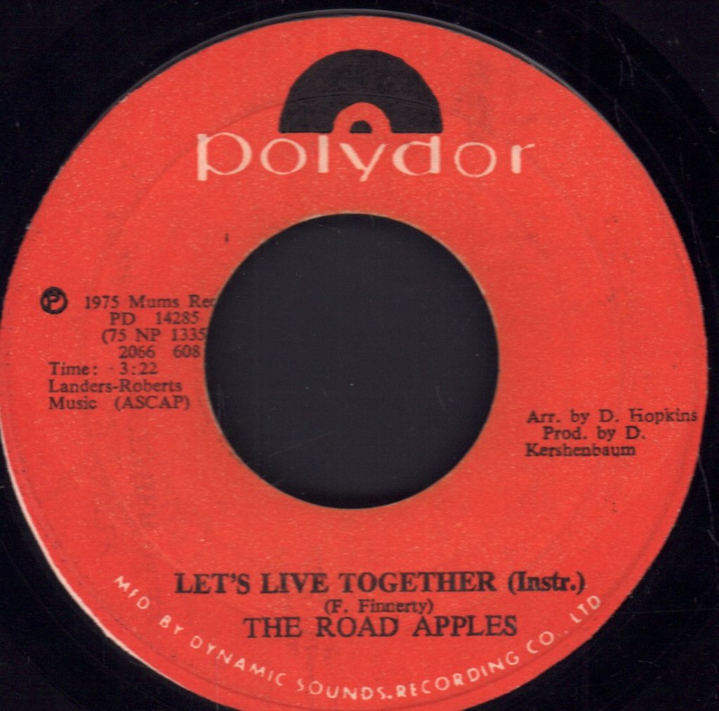 Road Apples - Let's Live Together - 7 Inch