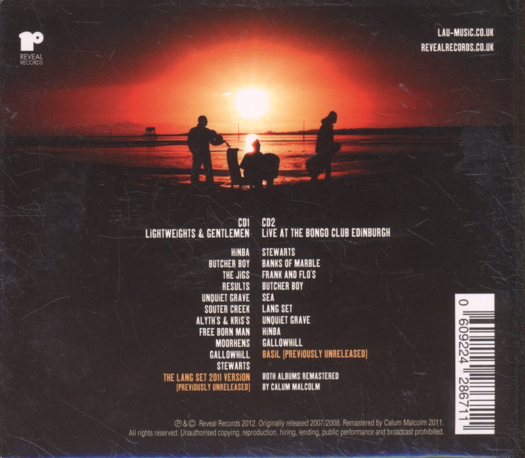 Lau - Lightweights & Gentlemen & Live - Double Cd