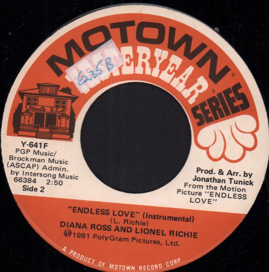 Diana Ross And Lionel Richie - Endless Love - 7 Inch