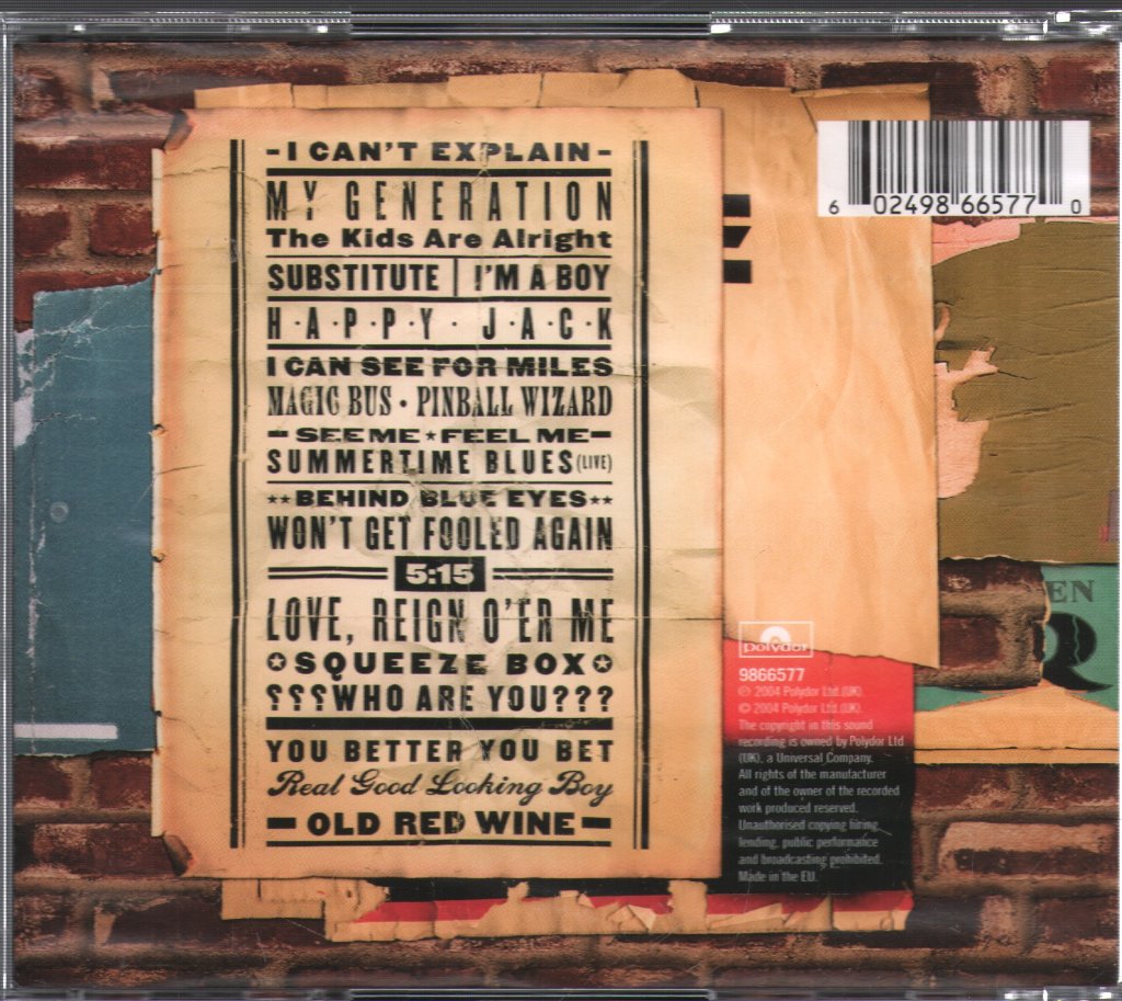 Who - Then And Now - Cd