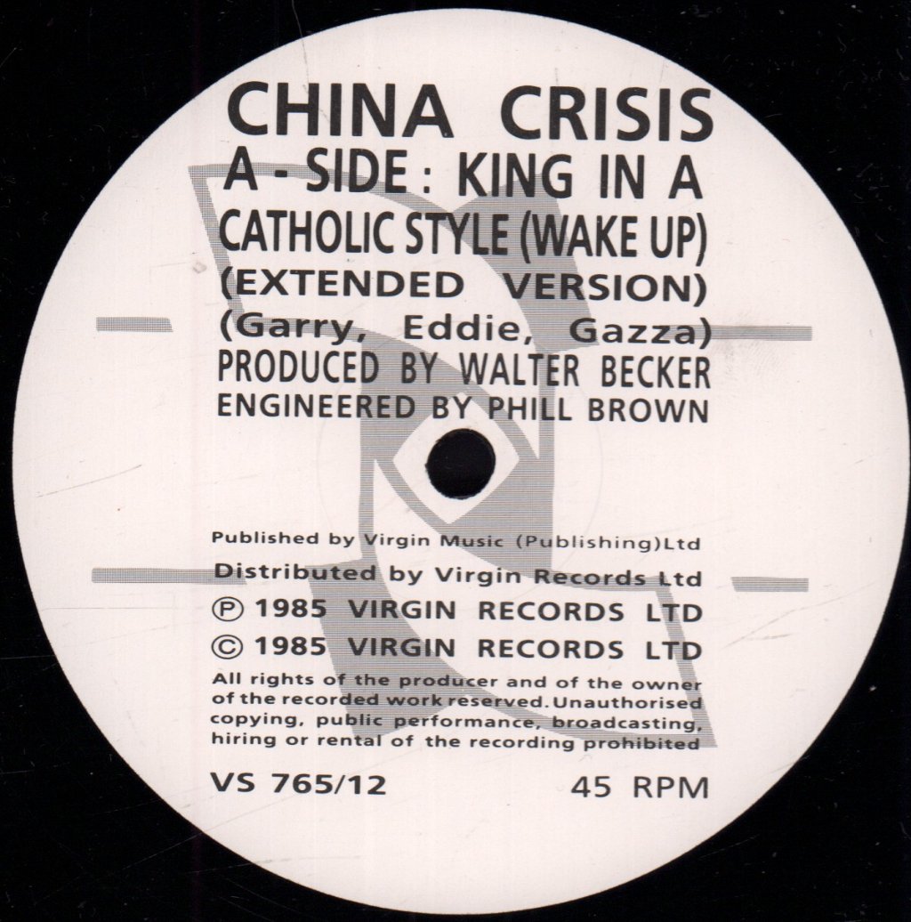 China Crisis - King In A Catholic Style - 12 Inch