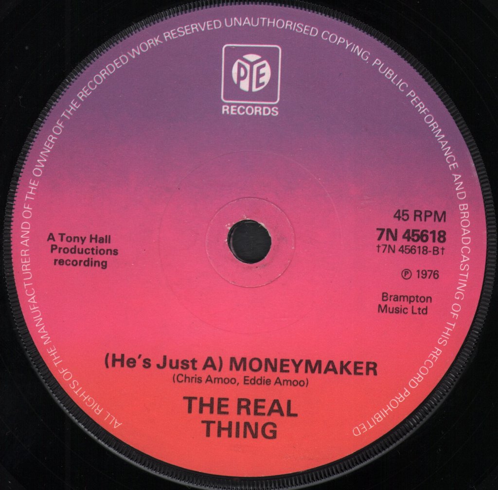 Real Thing - Can't Get By Without You - 7 Inch