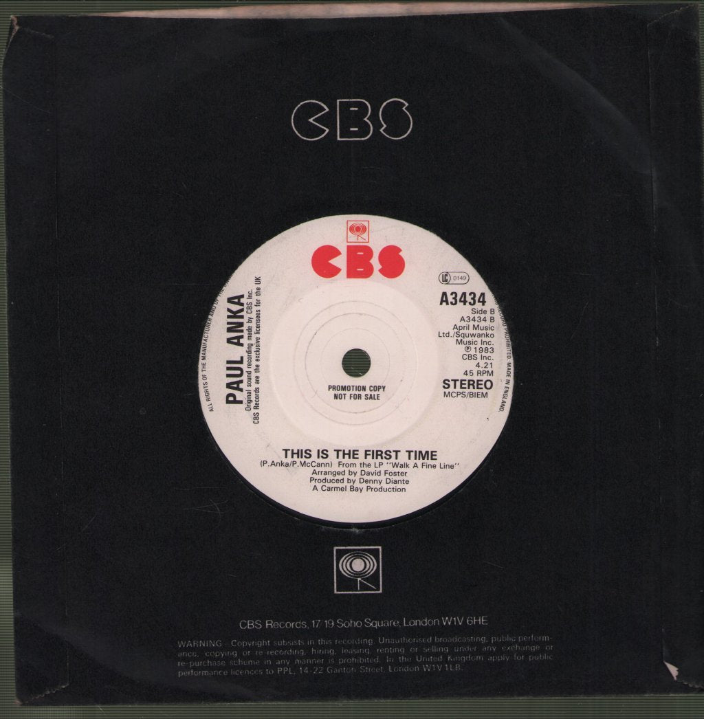 Paul Anka - Hold Me 'Til The Mornin' Comes - 7 Inch