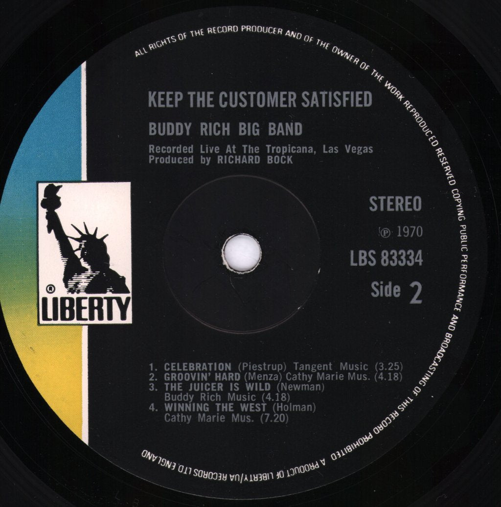 Buddy Rich Big Band - Keep The Customer Satisfied - Lp