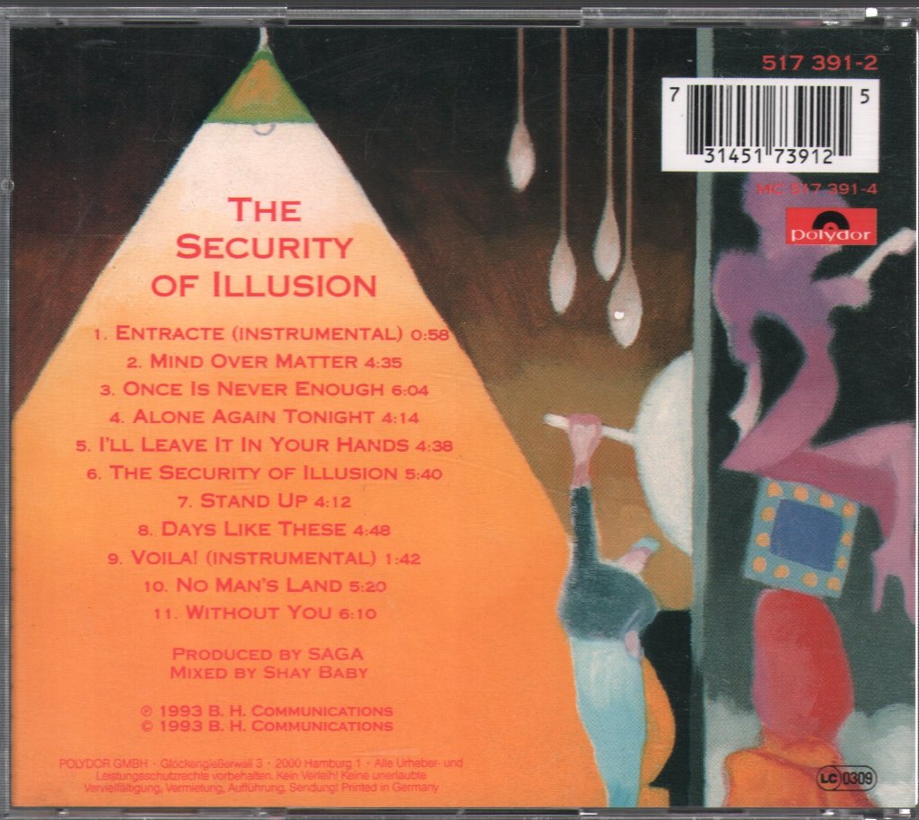 Saga - Security Of Illusion - Cd