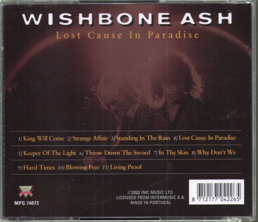 Wishbone Ash - Lost Cause In Paradise - Cd