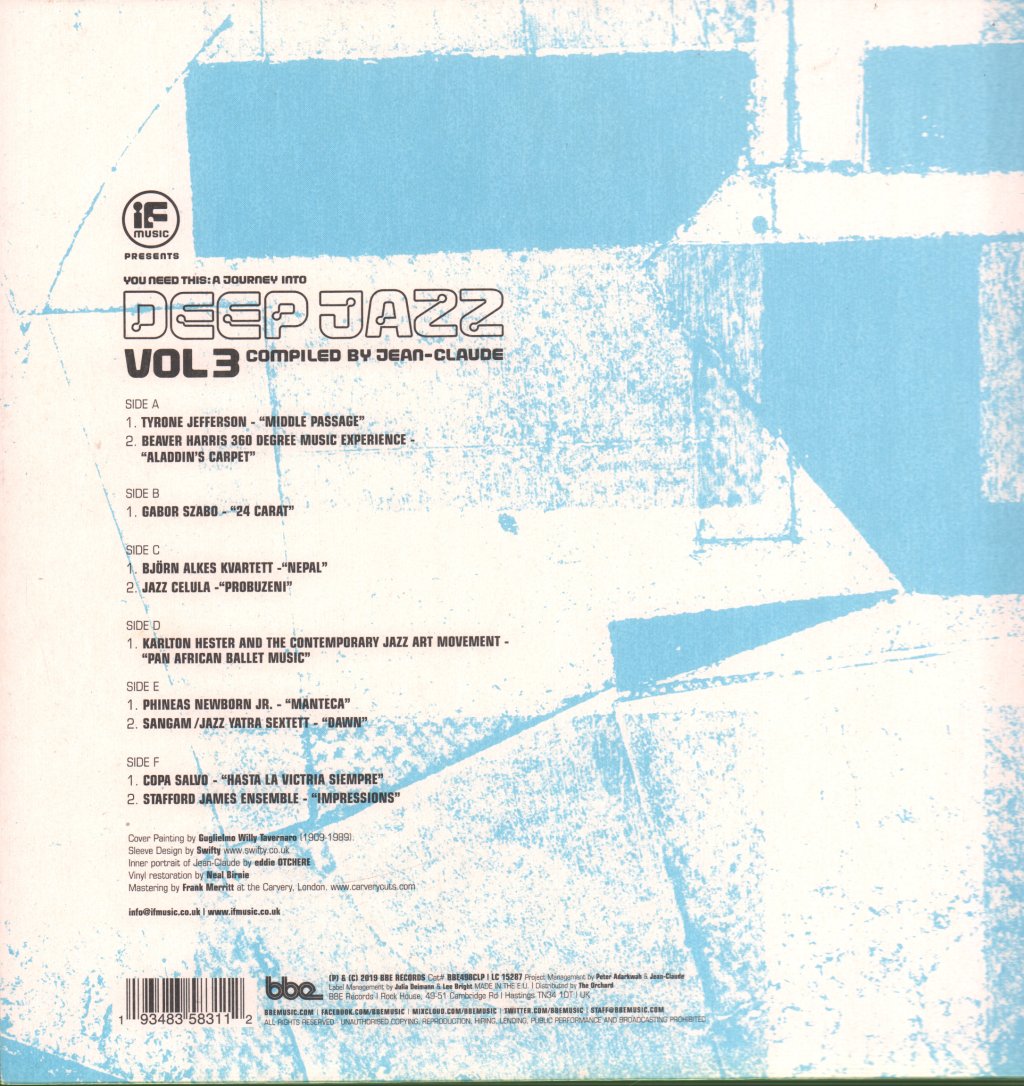 Various Artists - If Music Presents You Need This: A Journey Into Deep Jazz Vol 3 - Triple Lp