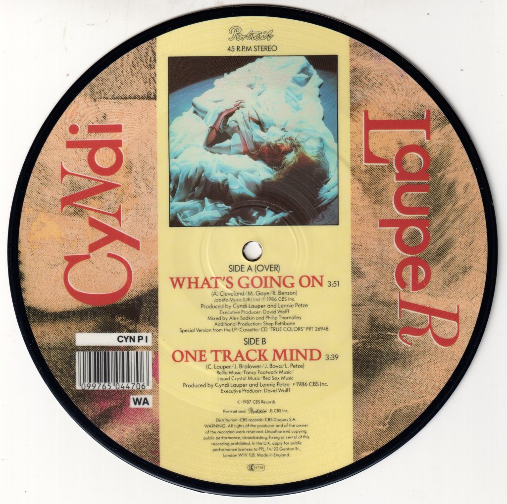 Cyndi Lauper - What's Going On - 7 Inch