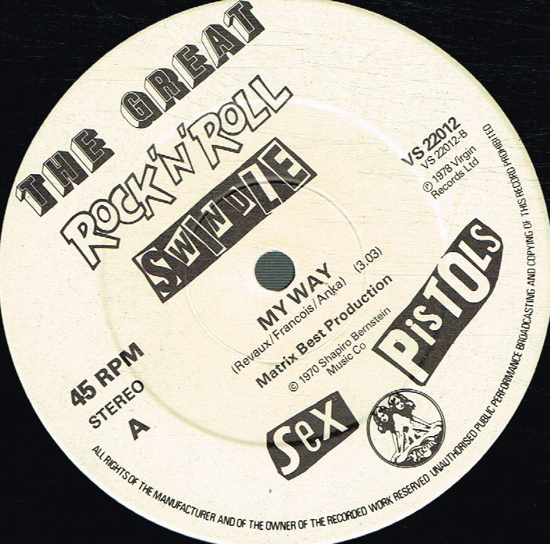 Sex Pistols - Biggest Blow / My Way - 12 Inch
