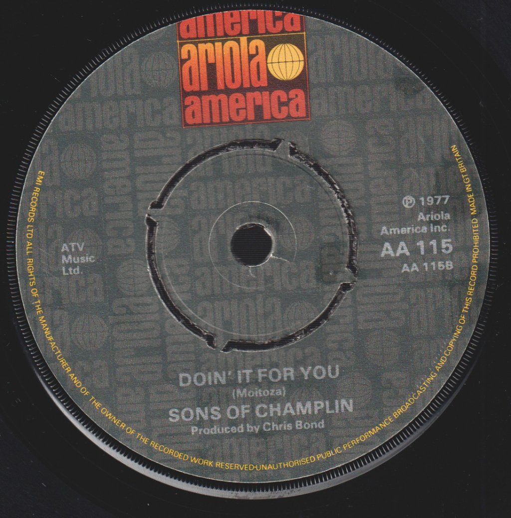 Sons Of Champlin - Loving Is Why - 7 Inch