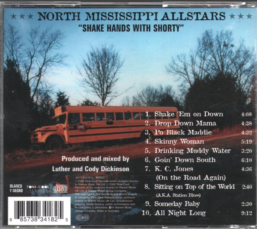 North Mississippi Allstars - Shake Hands With Shorty - Cd
