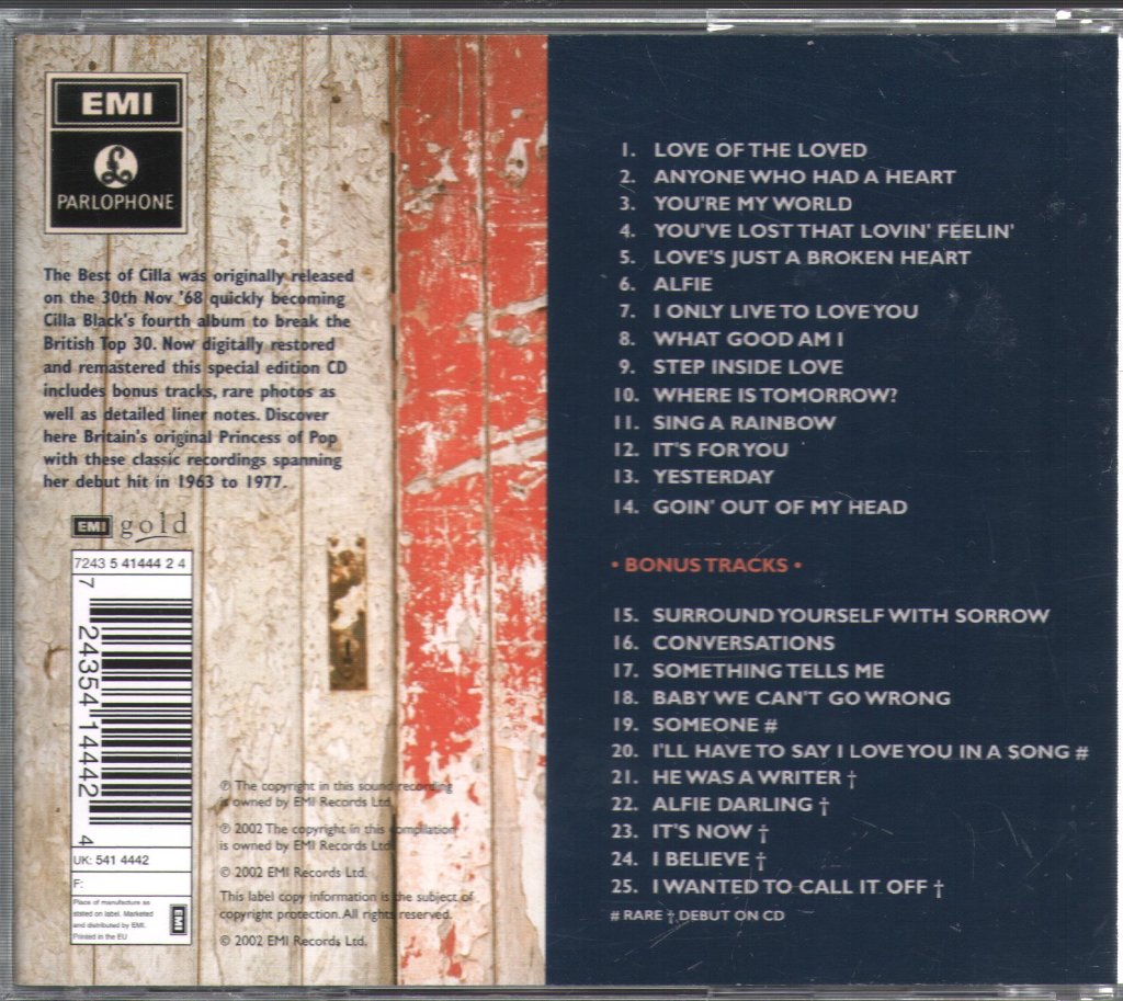 Cilla Black - Best Of Cilla Black - Cd