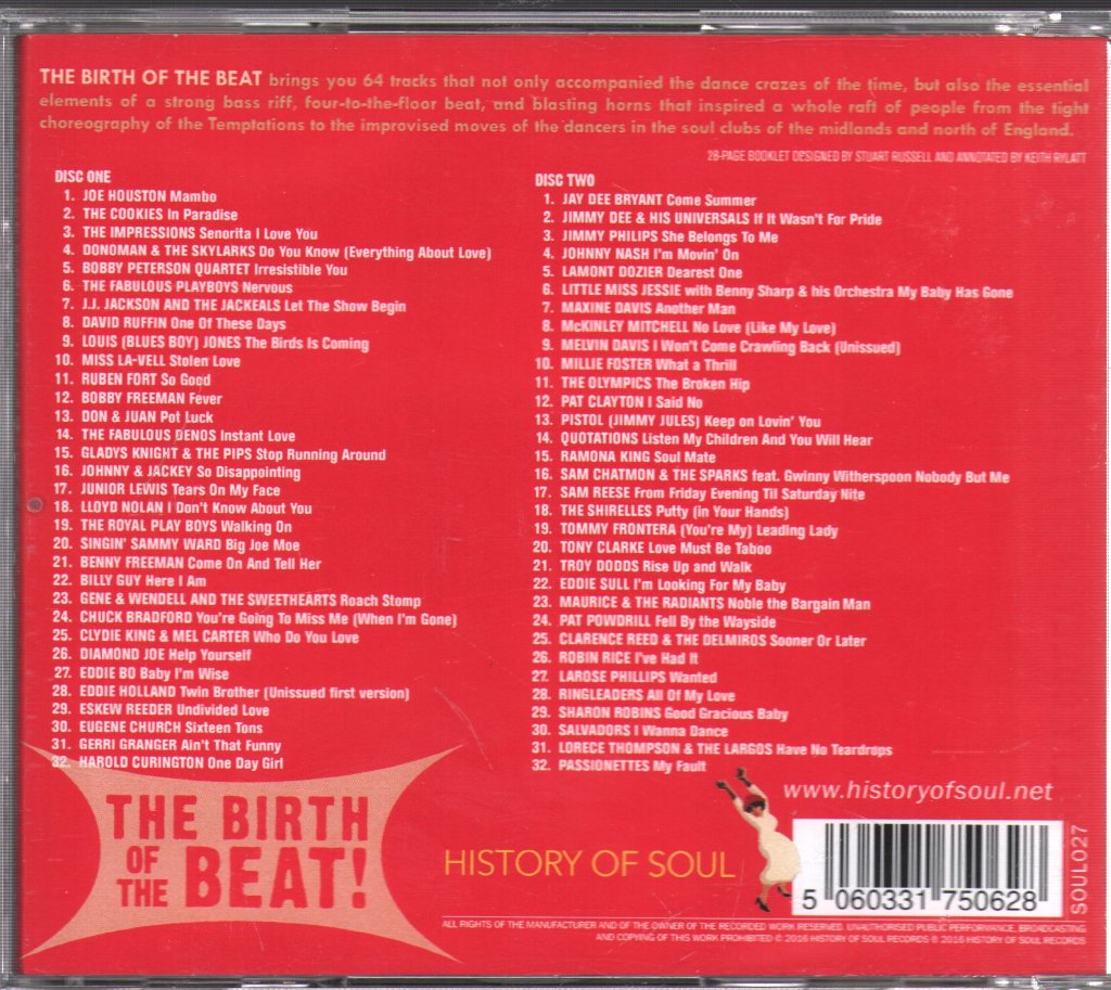 Various Artists - Birth Of The Beat 1954-1963 - Double Cd