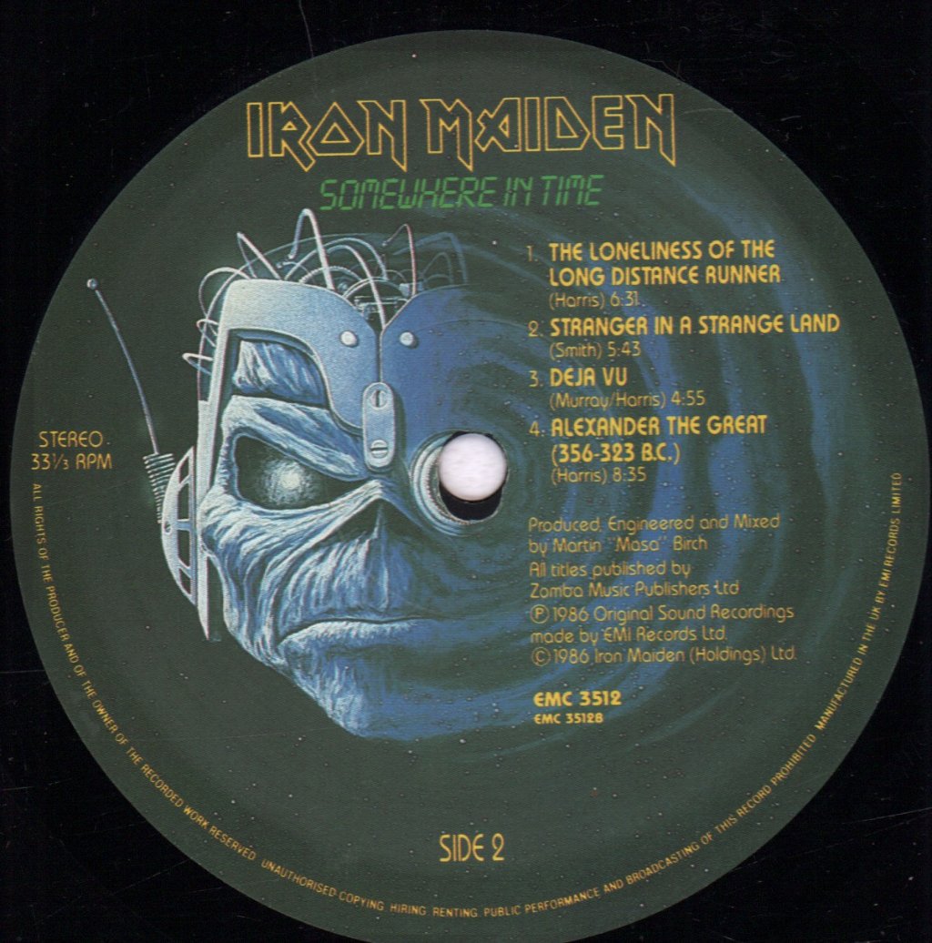Iron Maiden - Somewhere In Time - Lp