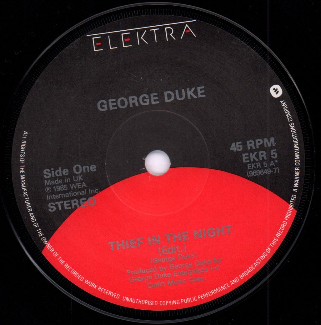 George Duke - Thief In The Night - 7 Inch