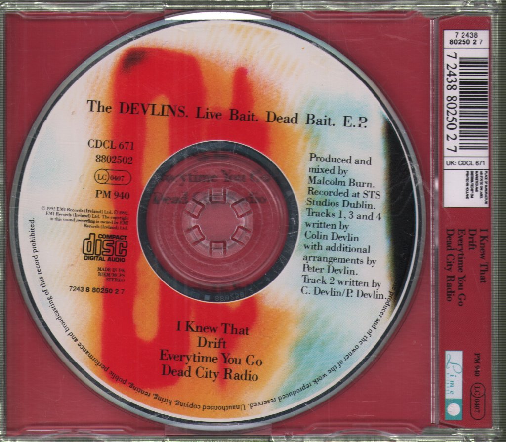 Devlins - Live Bait Dead Bait - Cd