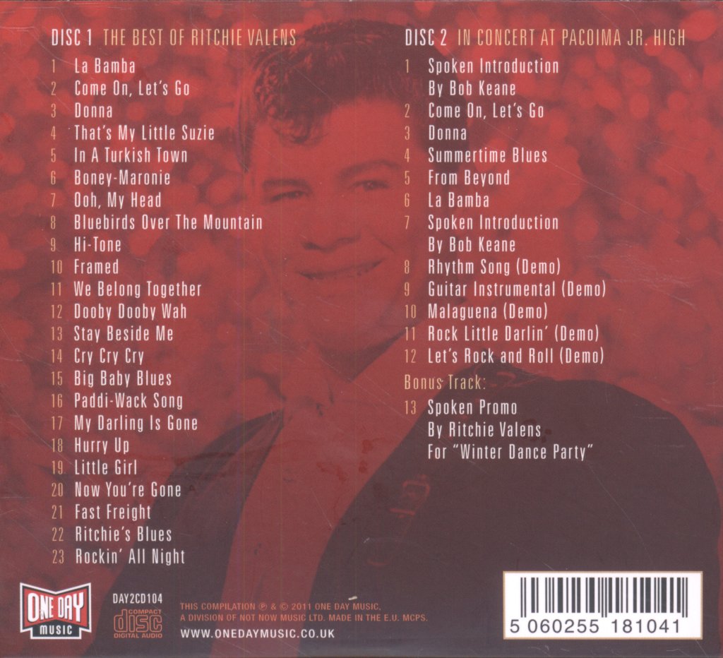 Ritchie Valens - La Bamba: The Definitive Collection - Double Cd
