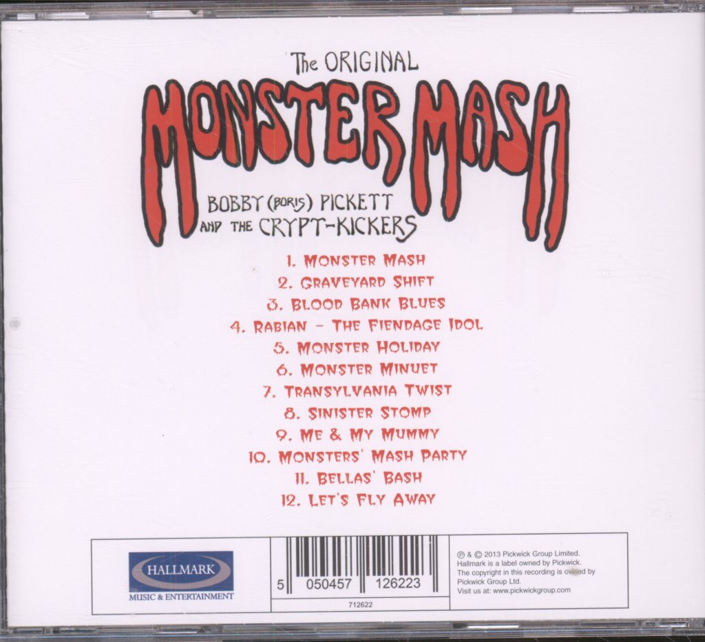 Bobby (Boris) Pickett And The Crypt-Kickers - Original Monster Mash - Cd