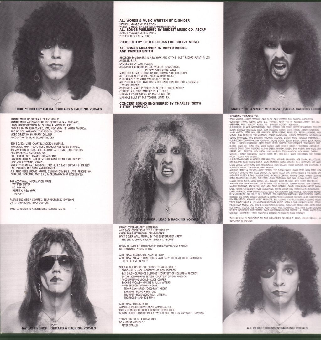 Twisted Sister - Come Out And Play - Lp