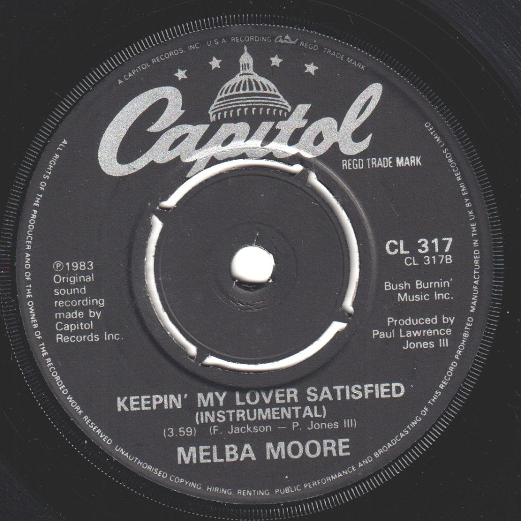 Melba Moore - Keepin' My Lover Satisfied - 7 Inch