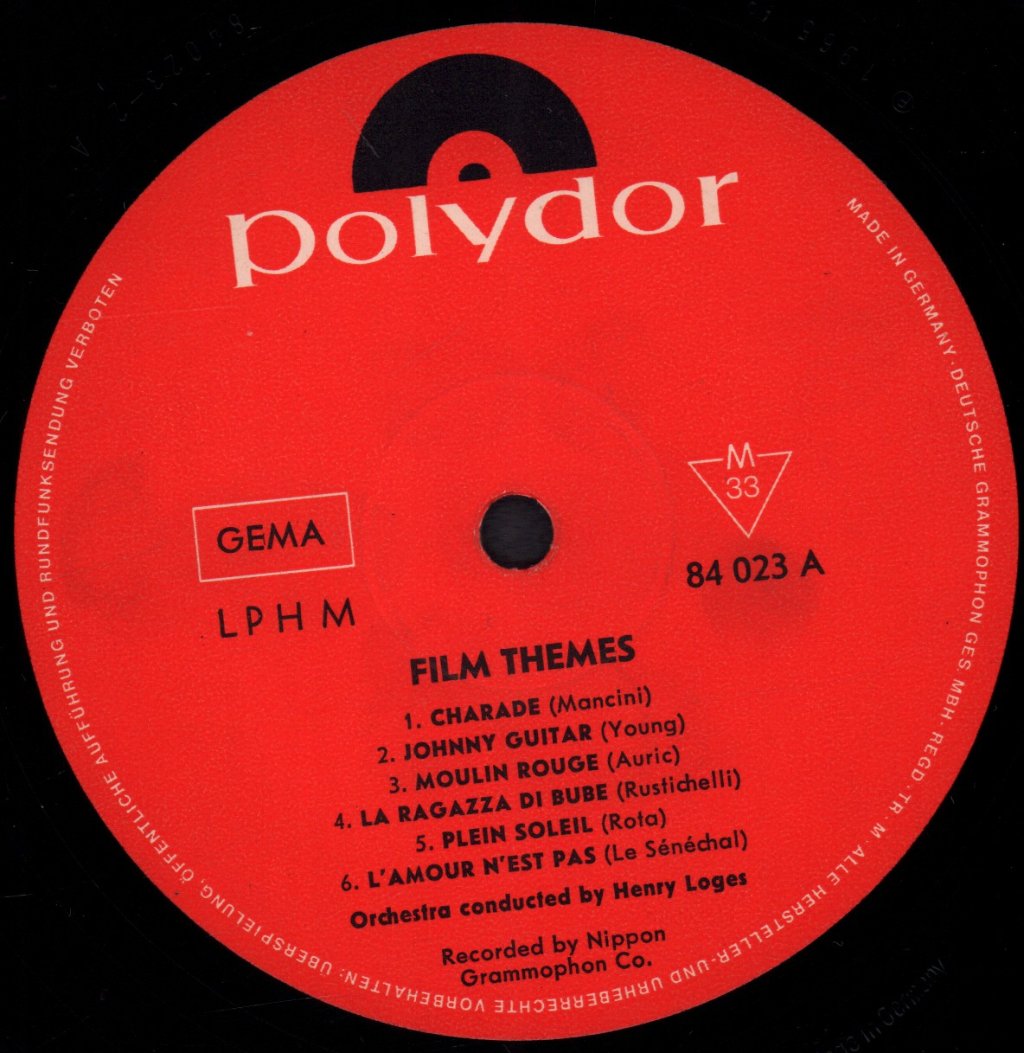 Henry Loges - Film Themes - Lp