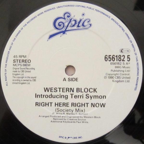 Western Block - Right Here Right Now - 12 Inch