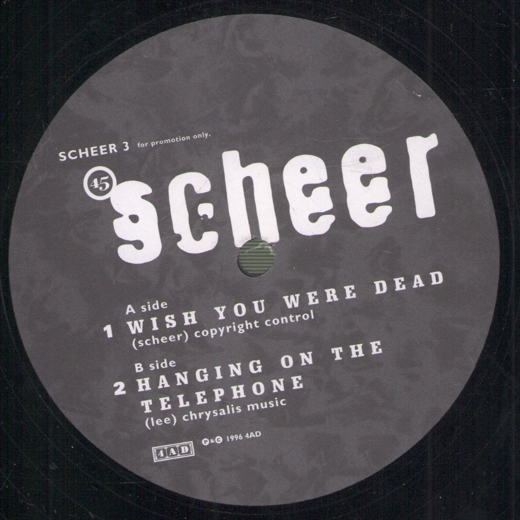 Scheer - Wish You Were Dead - 12 Inch
