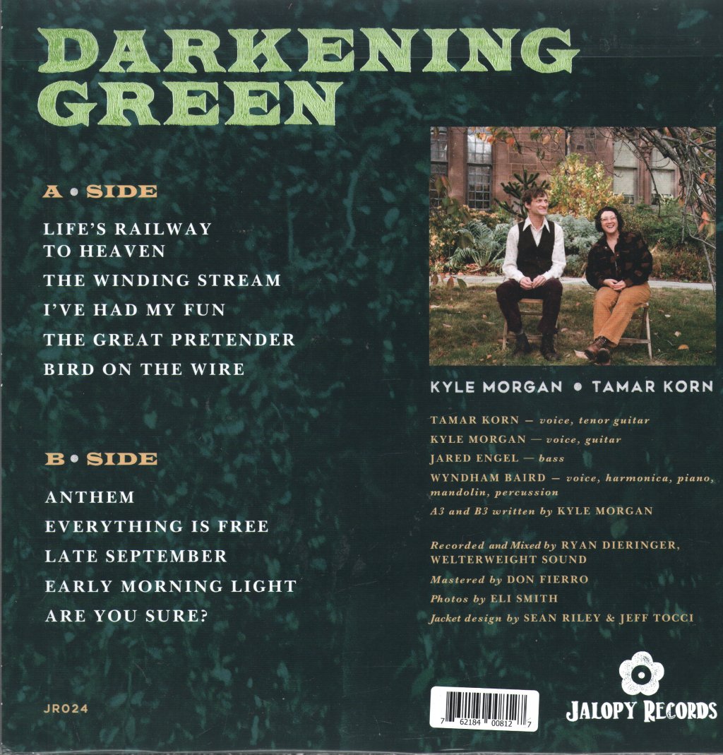 Kyle Morgan and Tamar Korn - Darkening Green - Lp