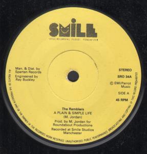 Ramblers (Uk Group) - A Plain & Simple Life - 7 Inch