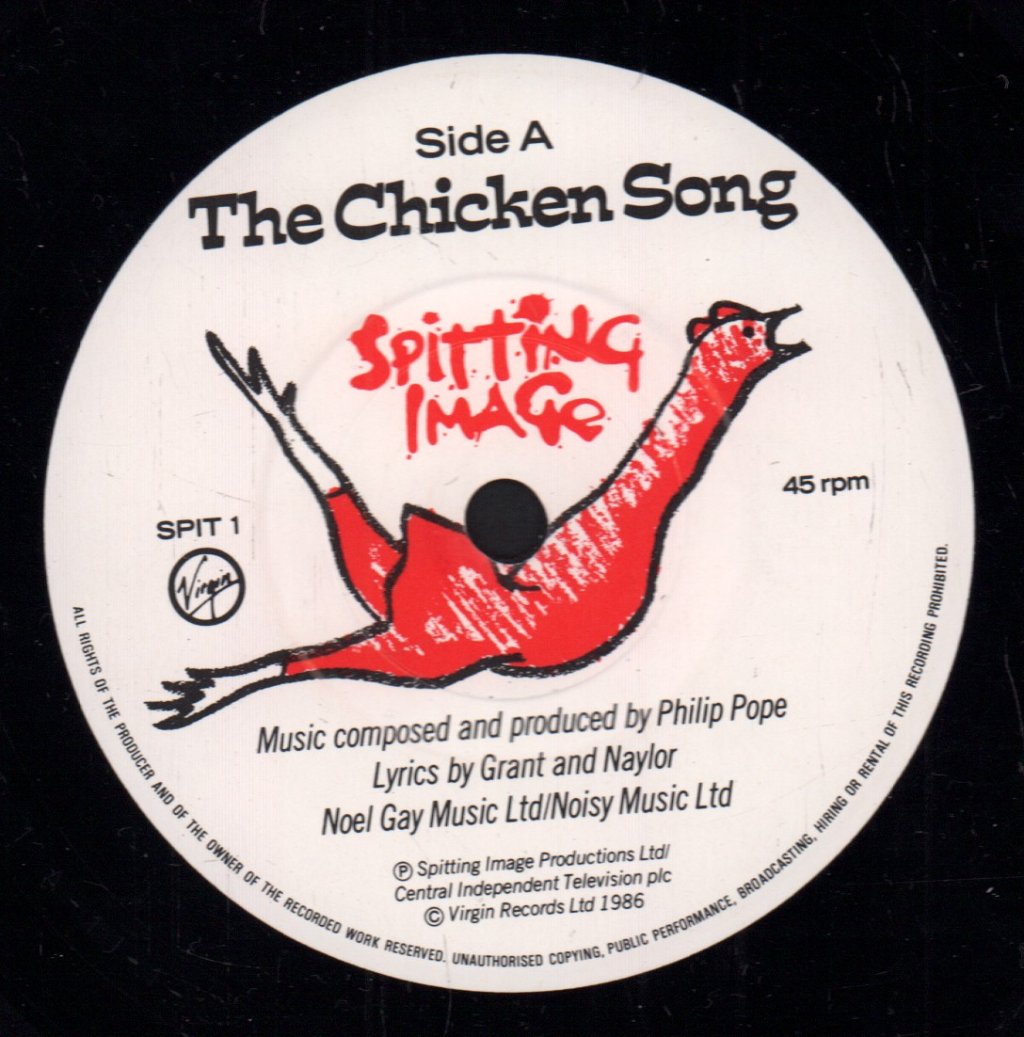 Spitting Image - Chicken Song - 7 Inch