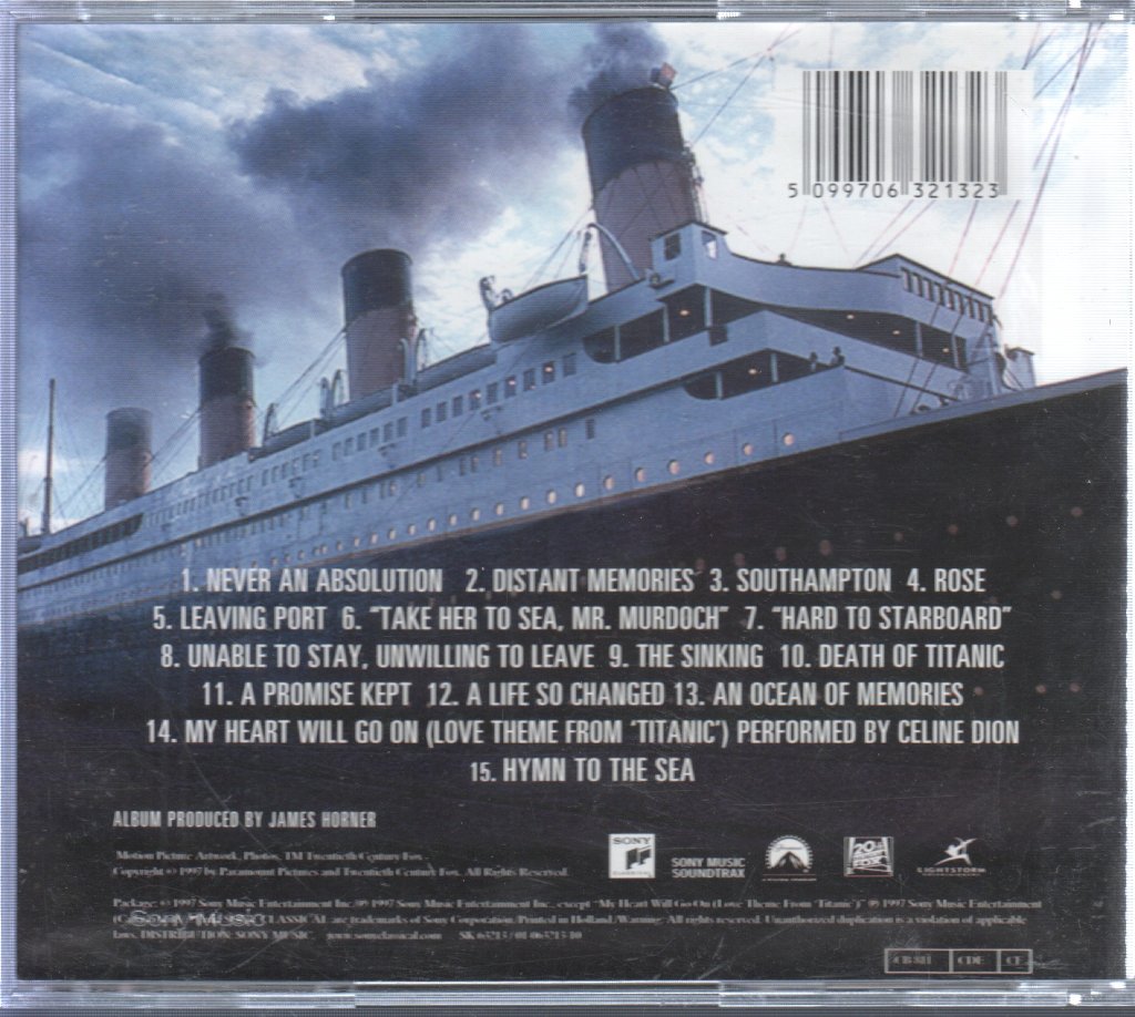 Titanic Music From The Motion Picture - Titanic Music From The Motion Picture - Cd
