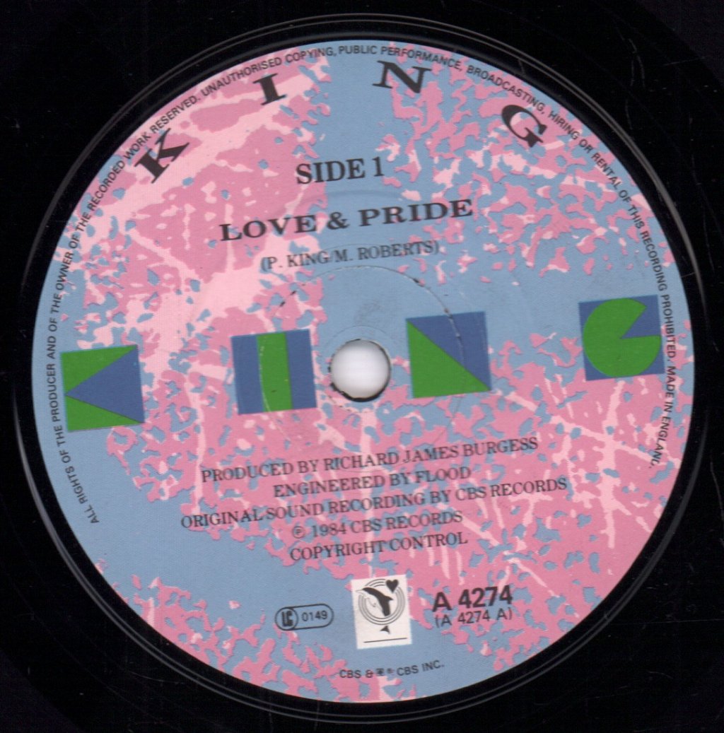 King (Paul) - Love And Pride - 7 Inch