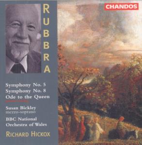 Rubbra - Symphony Nos. 5 And 8/Ode To The Queen - Cd