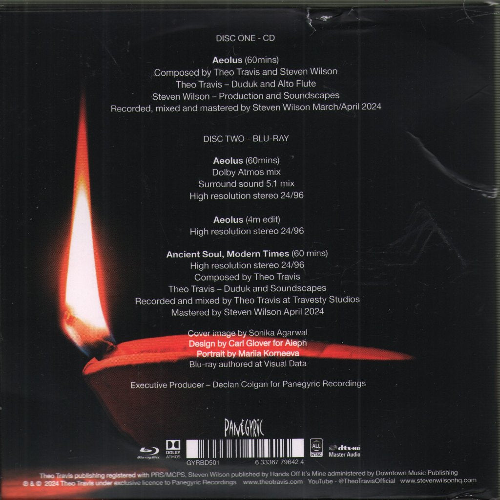 Theo Travis - Aeolus: One Hour Duduk Meditation - Cd