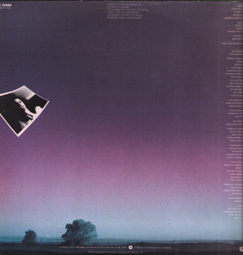 Michael Hoenig - Departure From The Northern Wasteland - Lp