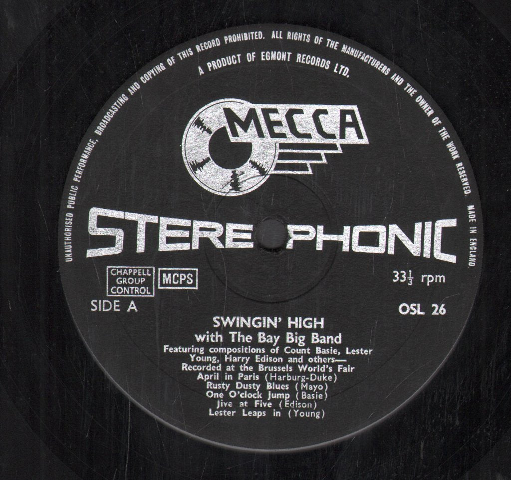 Bay Big Band - Swingin' High - Lp