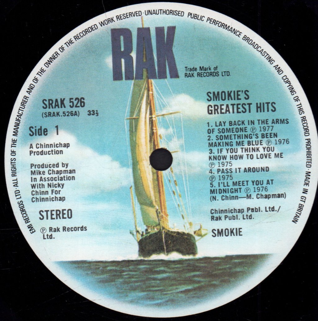 Smokie - Greatest Hits - Lp