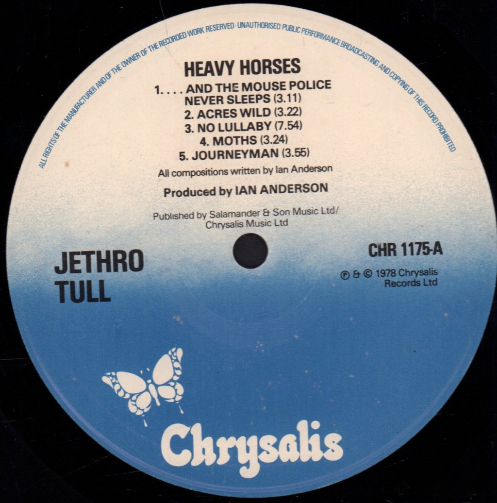 Jethro Tull - Heavy Horses - Lp