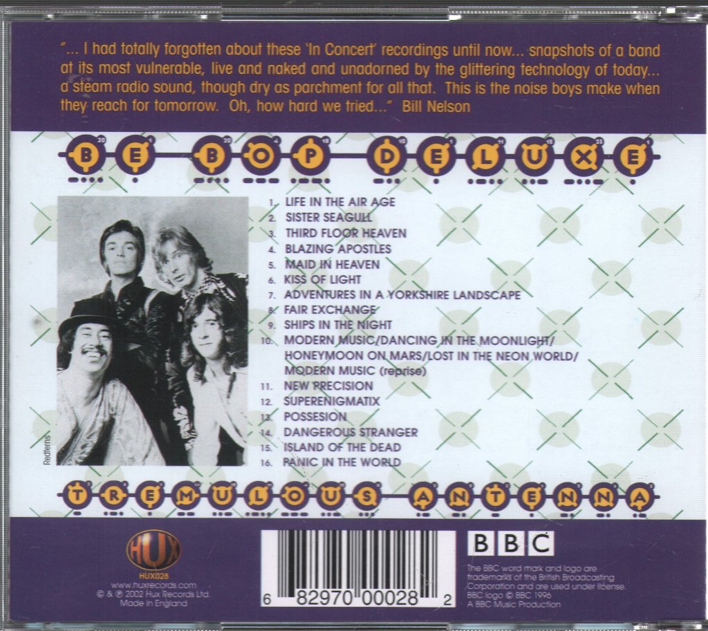 Be Bop Deluxe - Tremulous Antenna - Cd