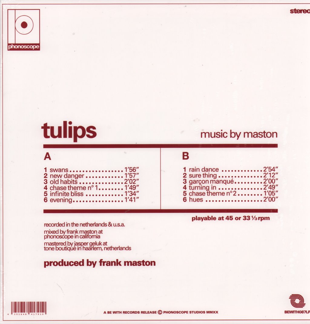 Maston - Tulips - Lp
